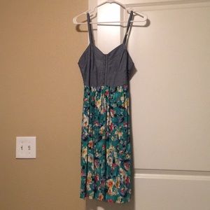Floral Spaghetti Strap Dress